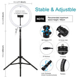 PULUZ 11,8 pollici 30 cm RGBW Luce + 1,65 m Superficie curva RGBW Dimmerabile...