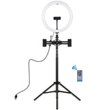 PULUZ 11,8 pollici 30 cm Luce RGBW + Supporto da 1,65 m + Staffe per doppio t...