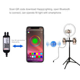 PULUZ 11,8 pollici 30 cm Luce RGBW + Supporto da 1,65 m + Staffe per doppio t...