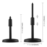 PULUZ 7,9 pollici 20 cm Luce + Base rotonda Supporto da tavolo USB 3 modalità...