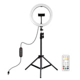 PULUZ 10.2 pollici 26cm Marquee LED RGBWW Selfie Beauty Light + 1.1m Supporto...