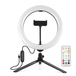 PULUZ 10.2 pollici 26 cm Marquee LED RGBWW Selfie Beauty Light + Supporto per...