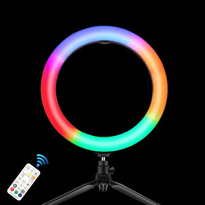 PULUZ 10.2 pollici 26 cm Marquee LED RGBWW Selfie Beauty Light + Supporto per...