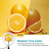 PULUZ 10.2 pollici 26 cm Marquee LED RGBWW Selfie Beauty Light + Supporto per...