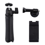 Trépied perche à selfie PULUZ + pince pour téléphone