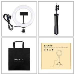 PULUZ 7,9 pollici 20 cm Luce + 1,1 m Supporto per treppiede USB 3 modalità Di...