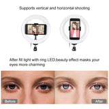 PULUZ 7,9 pollici 20 cm Luce + 1,1 m Supporto per treppiede USB 3 modalità Di...