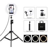 PULUZ 7,9 pollici 20 cm Luce + 1,1 m Supporto per treppiede USB 3 modalità Di...