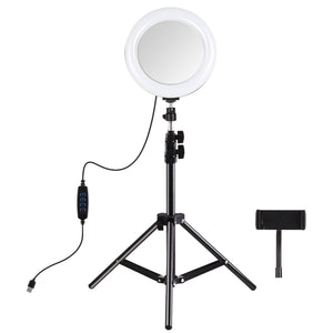 PULUZ 7,9 pollici 20 cm Luce per specchio + 1,1 m Supporto per treppiede USB ...
