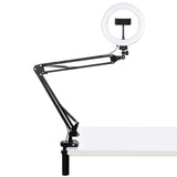 PULUZ 7,9 pollici 20 cm Anello Luce curva + Supporto da tavolo USB 3 modalità...