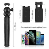 PULUZ 4 in 1 Vlogging Live Mini Octopus Staffa Kit + Luce da studio + Microfo...