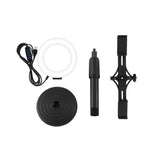 PULUZ 4,7 pollici 12 cm Anello luminoso orizzontale Doppio staffe per telefon...