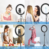 PULUZ 11,8 pollici 30 cm Luce + 1,1 m Treppiede Supporto Superficie Curva Tip...