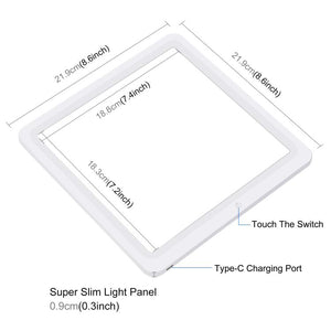 PULUZ 25 cm Anneau lumineux LED pliable et portable à IRC élevé pour...
