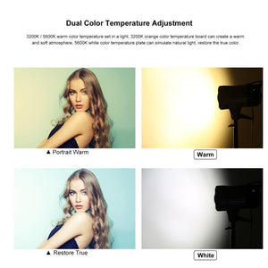 PULUZ 220 V 150 W 3200 K-5600 K Studio-Videolicht + 2,8 m Lichtstativ + k...