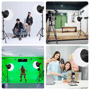 PULUZ 220 V 150 W 3200 K-5600 K Studio-Videolicht + 2,8 m Lichtstativ + k...