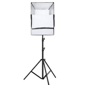 PULUZ 150W 3200K-5600K Kit luce stroboscopica per studio fotografico con rifl...
