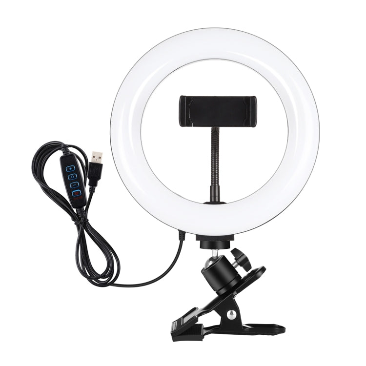 PULUZ 7,9 pollici 20 cm Anello Selfie Luce + Clip per monitor 3 modalità USB ...