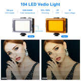 PULUZ 4-in-1 Bluetooth Tragbares Vlogging Live-Übertragung LED-Selfie ...