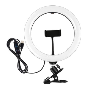PULUZ 10.2 pollici 26 cm Anello luminoso + Clip per monitor USB 3 modalità Di...