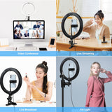 PULUZ 10.2 pollici 26 cm Anello luminoso + Clip per monitor USB 3 modalità Di...