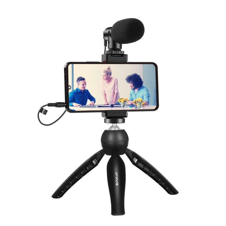 Kit video vlogger per smartphone con trasmissione in diretta PULUZ, microfono...