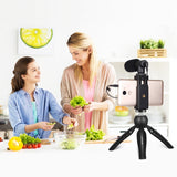 Kit de vlogger vidéo pour smartphone de diffusion en direct PULUZ, microphone...