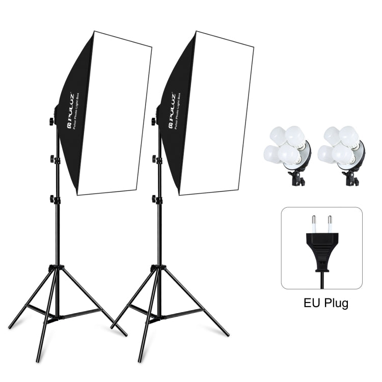 PULUZ Softbox Kit di illuminazione 2 pezzi 50x70 cm Attrezzatura fotografica ...