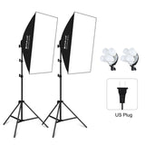 PULUZ Softbox Kit di illuminazione 2 pezzi 50x70 cm Attrezzatura fotografica ...