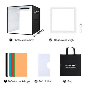 Tente de prise de vue pliable PULUZ 30 cm pour éclairage annulaire ...
