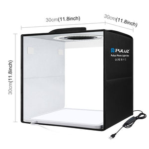 Tente de prise de vue pliable PULUZ 30 cm pour éclairage annulaire ...