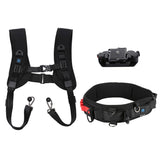 PULUZ 3 en 1 Ensemble multifonctionnel Ceinture + Double bandoulière + Kit...