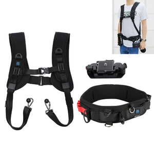 PULUZ 3 en 1 Ensemble multifonctionnel Ceinture + Double bandoulière + Kit...