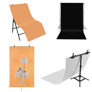 PULUZ 3-teiliges Fotohintergrund-Set aus PVC-Papier für Fotozeltbox...