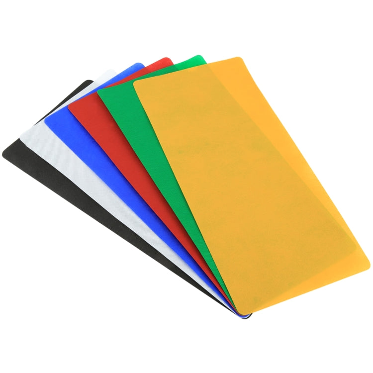 6 pezzi di sfondo pieghevole per studio fotografico PULUZ, 6 colori (nero, bi...
