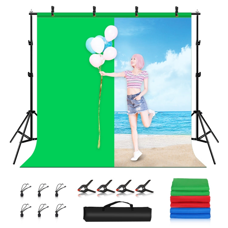 PULUZ 2x2m Fotostudio-Hintergrund-Ständer, Hintergrund-Halterungs-Kit, Querstange ...