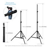 PULUZ 2x2m Fotostudio-Hintergrund-Ständer, Hintergrund-Halterungs-Kit, Querstange ...
