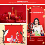 PULUZ 2x2m Fotostudio-Hintergrund-Ständer, Hintergrund-Halterungs-Kit, Querstange ...