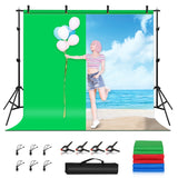 PULUZ 2,9 x 2 m Fotostudio-Hintergrund-Kreuzhalterungs-Set, S...