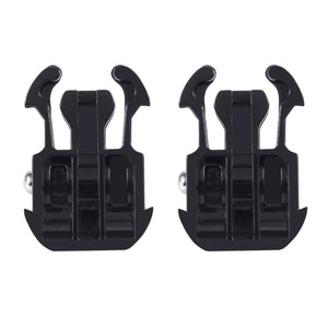 2 pezzi PULUZ fibbia a sgancio rapido per superficie orizzontale per GoPro He...