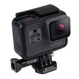 2 pezzi PULUZ fibbia a sgancio rapido per superficie orizzontale per GoPro He...