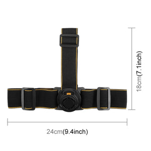 Cintura per Imbracatura con Cinghia per la Testa Magnetica a Sgancio Rapido PULUZ - Supporto per Riprese POV per GoPro, DJI Osmo, Insta360