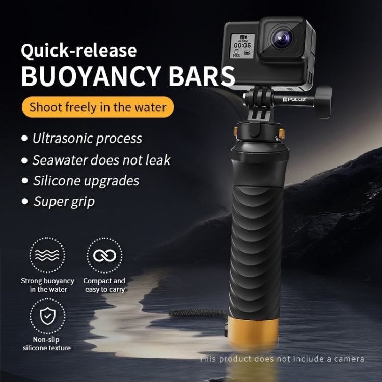 Impugnatura Galleggiante a Sgancio Rapido Magnetico PULUZ per Action Cam - Supporto per Sport Acquatici, GoPro, DJI Osmo, Insta360 e Altri