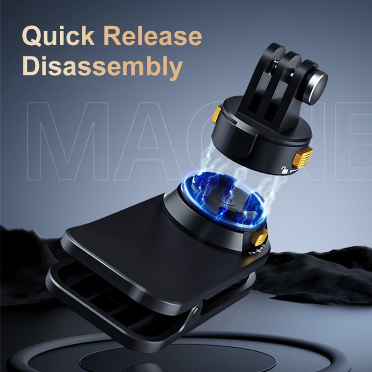 Clip per Tracolla a Sgancio Rapido Magnetico PULUZ per Action Cam - Compatibile con GoPro, DJI Osmo, Insta360 e Altri