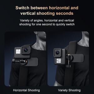 Clip per Tracolla a Sgancio Rapido Magnetico PULUZ per Action Cam - Compatibile con GoPro, DJI Osmo, Insta360 e Altri