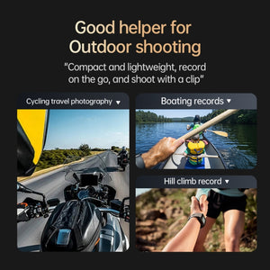 Clip per Tracolla a Sgancio Rapido Magnetico PULUZ per Action Cam - Compatibile con GoPro, DJI Osmo, Insta360 e Altri