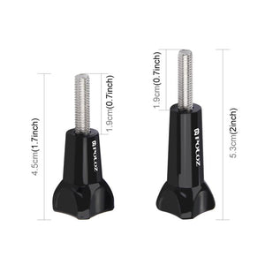PULUZ Manopola in plastica Vite lunga standard + Vite corta per GoPro Hero11 ...