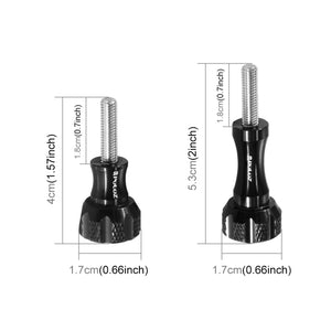 PULUZ CNC-Aluminium-Bolzenschrauben- und Mutternsatz mit Aluminiumknopf