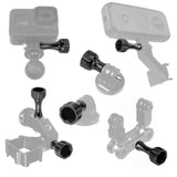PULUZ CNC-Aluminium-Bolzenschrauben- und Mutternsatz mit Aluminiumknopf