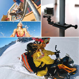 PULUZ Adattatore CNC per montaggio su treppiede con foro per vite da 1/4 di p...